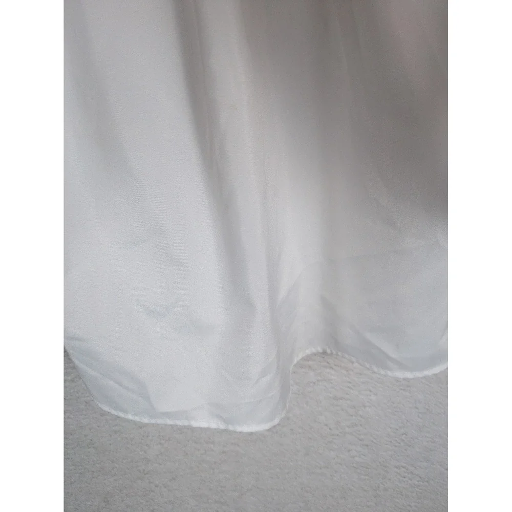 Rare Edition Dress Girl's 10 White Floral Flutter Sleeve Oversized Bow Tulle